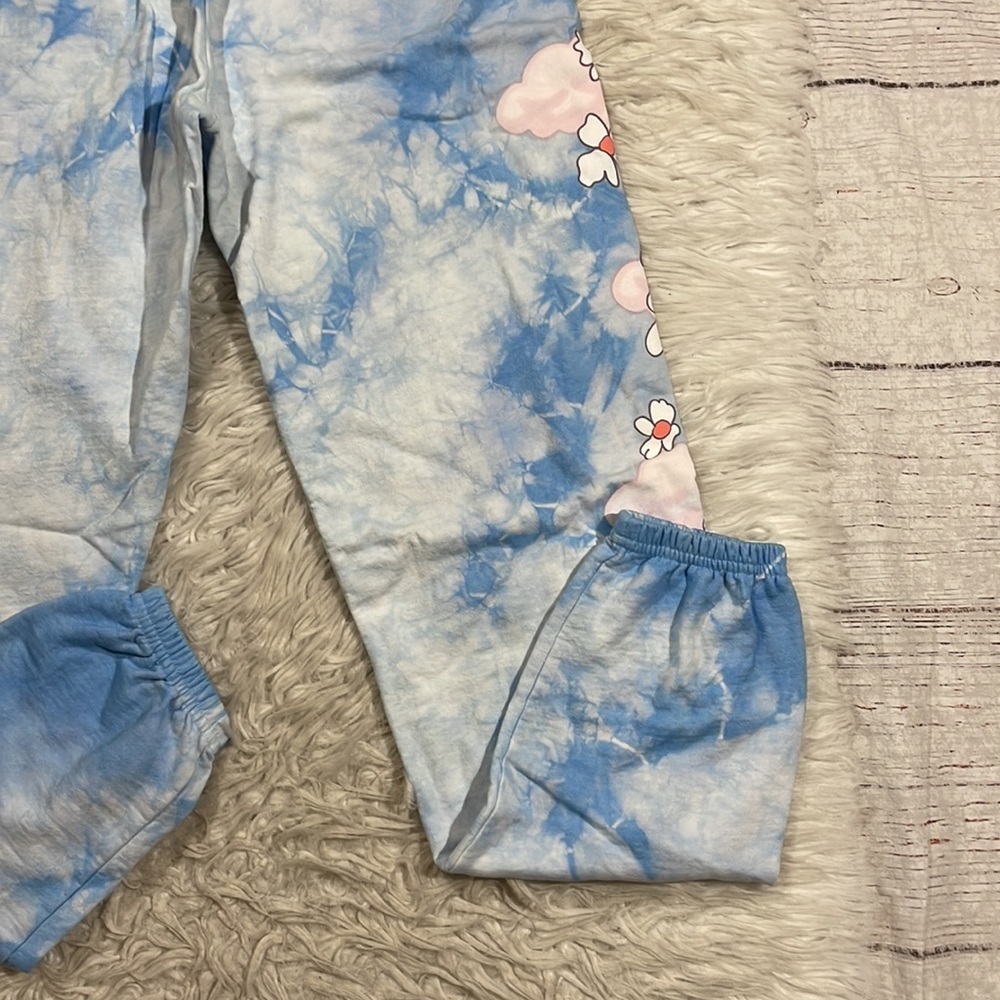 Blue Floral Joggers - Picture 7 of 12
